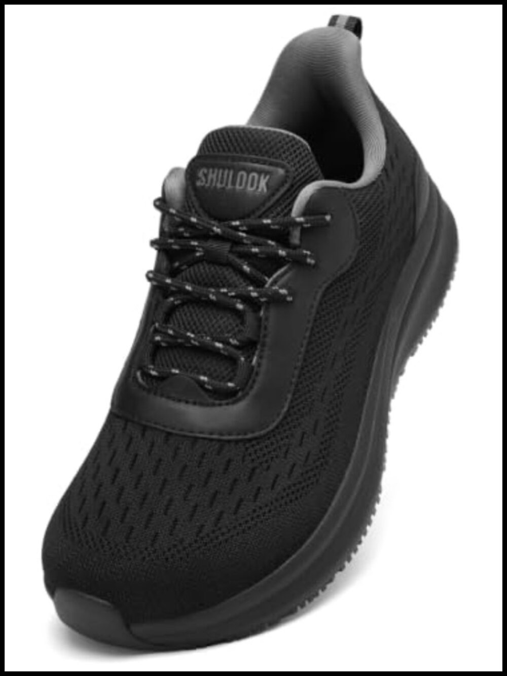 SHULOOK Men's Non Slip Work Shoes Kitchen Chef Food Service Sneakers